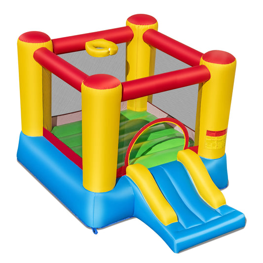 Kids Inflatable Bounce House With Slide, 480W Blower Bounce House Options at Gallery Canada