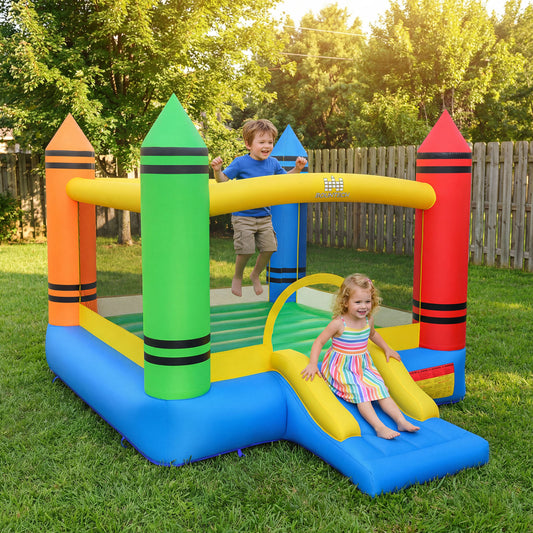 Kids Inflatable Bounce House With Slide, Ocean Balls Not Included Bounce House Options at Gallery Canada