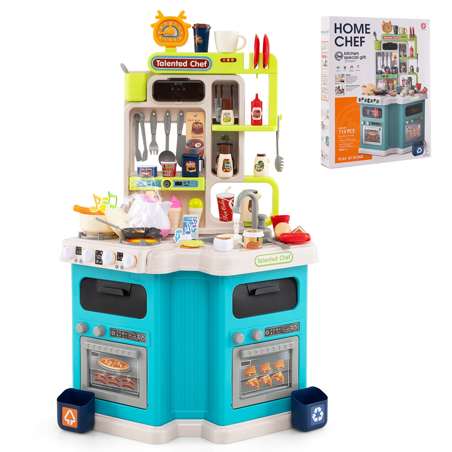 Kids Kitchen Playset, Blue Baby & Kids Blue at Gallery Canada