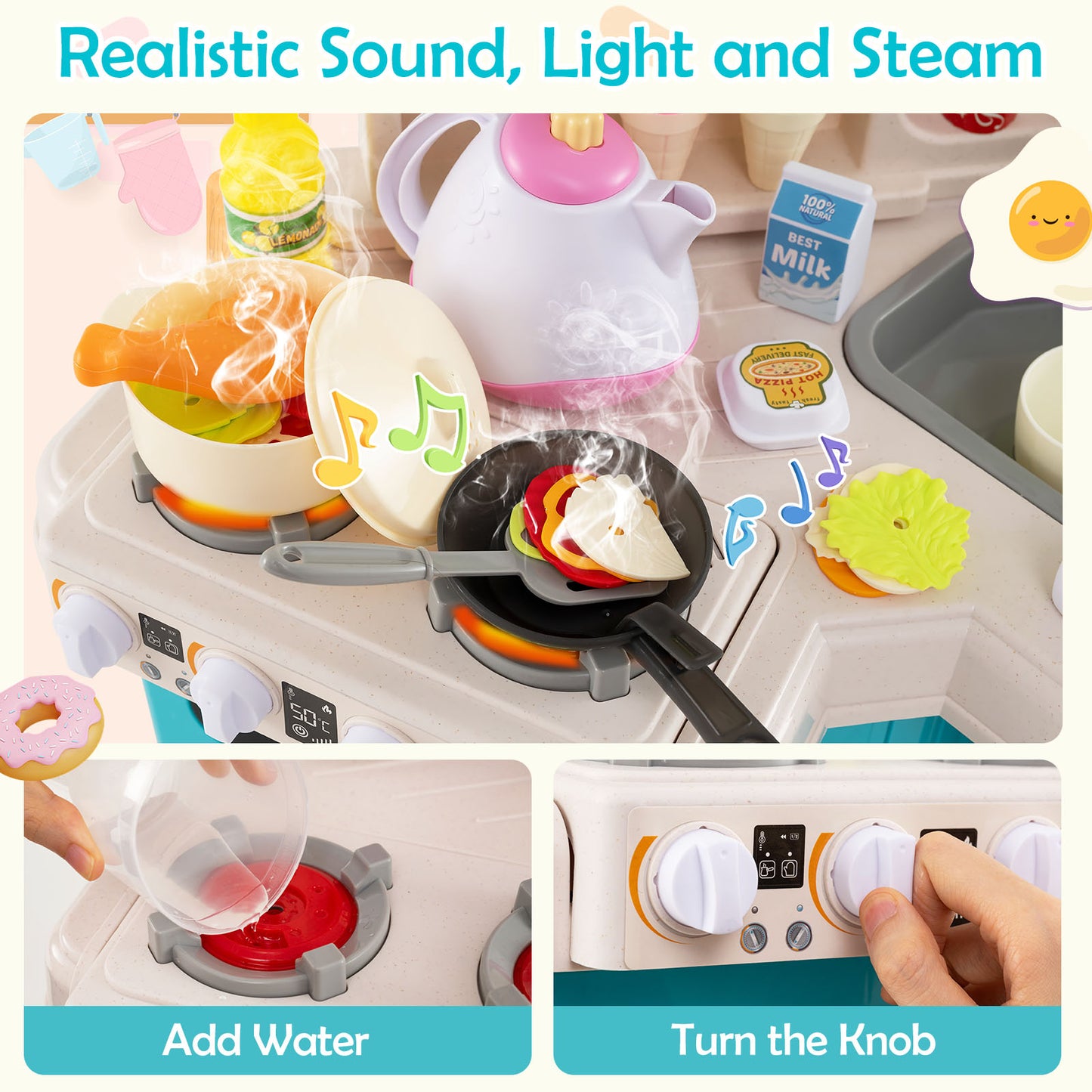 Kids Kitchen Playset, Blue Baby & Kids at Gallery Canada