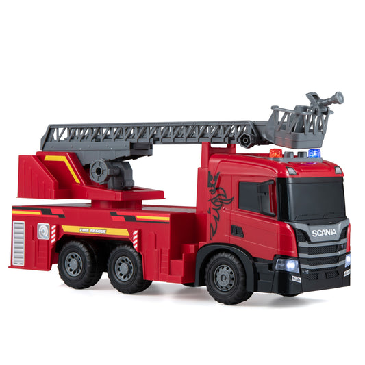 Kids Large Fire Truck Toy, Extendable Ladder, Red Pretend Toys Red at Gallery Canada