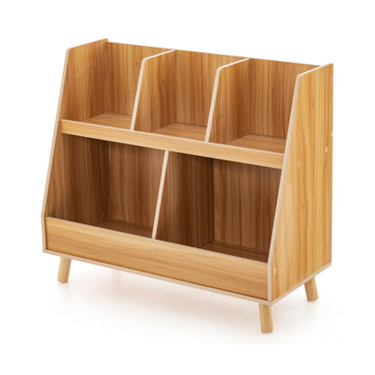 Kids Learning & Play Essentials Bundle — Bookshelf + 4-in-1 Activity Table Set + 360° Swivel Chair Kids Table & Chair Sets at Gallery Canada