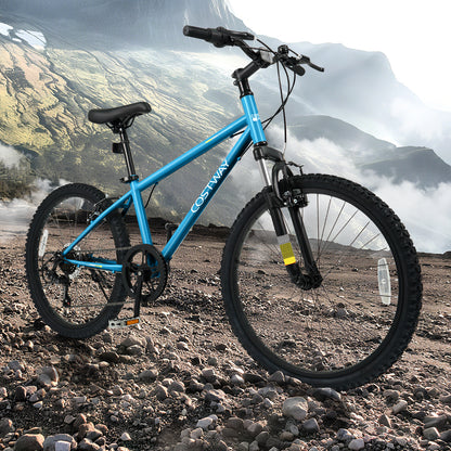 Kids Mountain Bike, 24 Inch, For Boys Girls Aged 8+, Blue Kids Bike at Gallery Canada