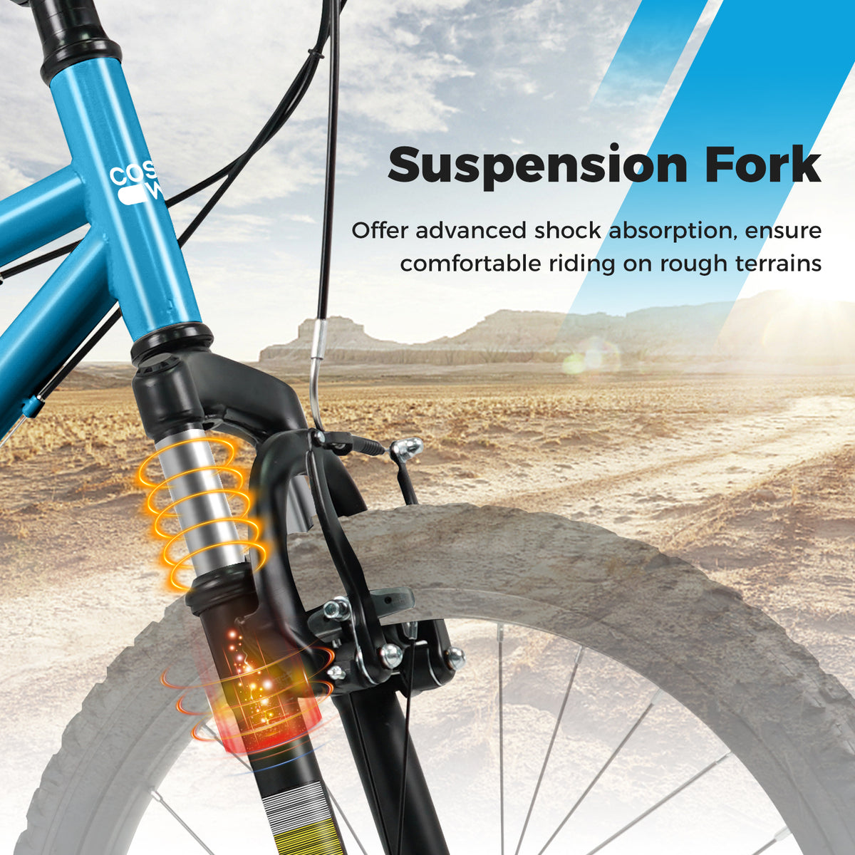 Kids Mountain Bike, 24 Inch, For Boys Girls Aged 8+, Blue Kids Bike at Gallery Canada