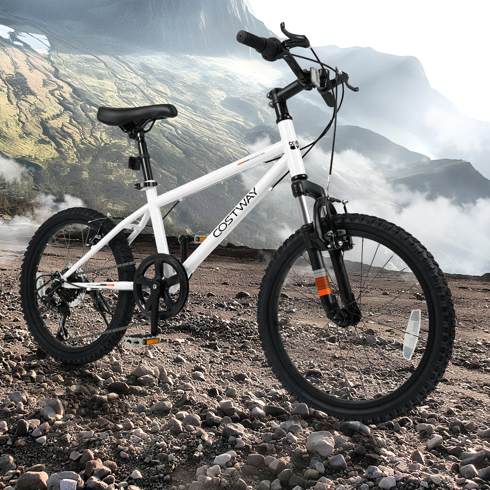 Kids Mountain Bike, 20 Inch, Child Bicycle For Boys Girls, White Kids Bike at Gallery Canada