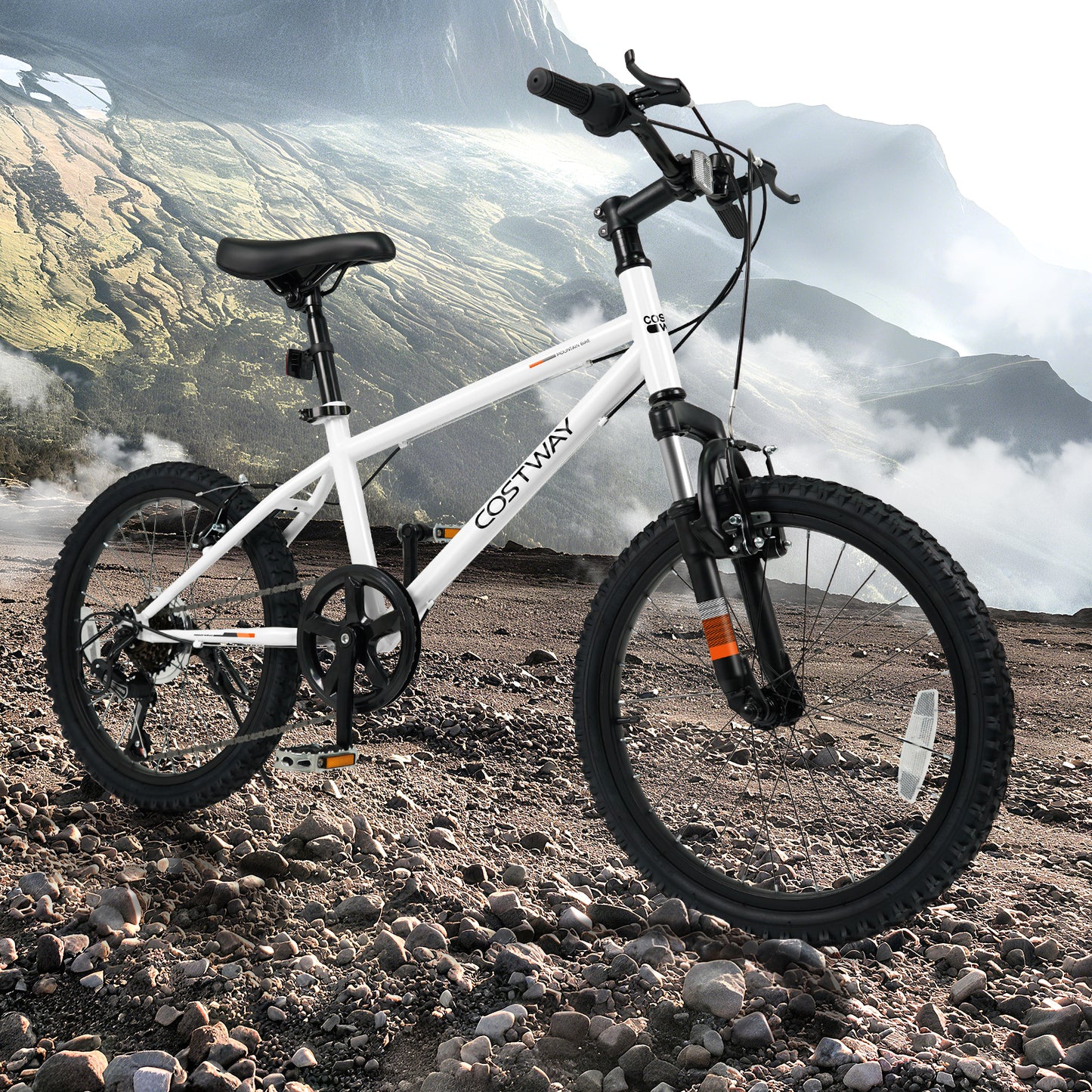Kids Mountain Bike, 20 Inch, Child Bicycle For Boys Girls, White Kids Bike at Gallery Canada