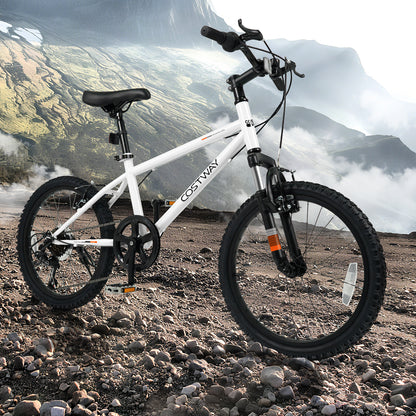 Kids Mountain Bike, 20 Inch, Child Bicycle For Boys Girls, White Kids Bike at Gallery Canada