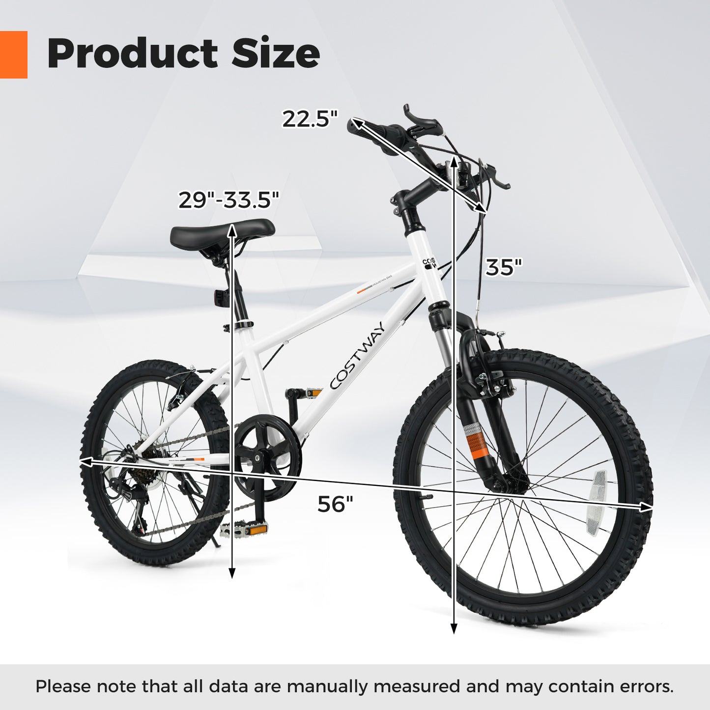 Kids Mountain Bike, 20 Inch, Child Bicycle For Boys Girls, White Kids Bike at Gallery Canada