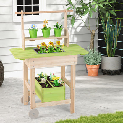 Kids Mud Kitchen With Removable Pots, Watering Can, Planting Trough Play Kitchen Sets at Gallery Canada