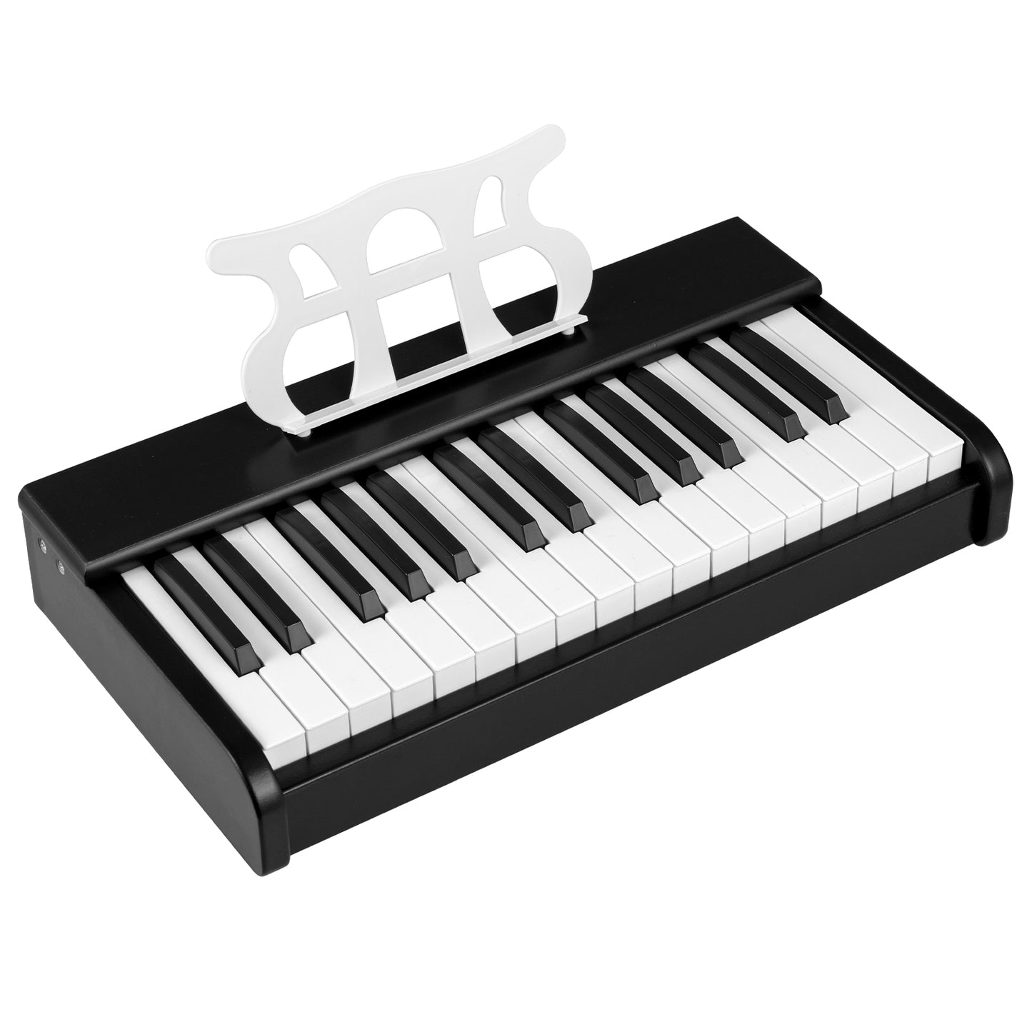 Kids Piano Keyboard 30 Keys Digital Piano with Music Stand, Black Pianos & Keyboards Black at Gallery Canada