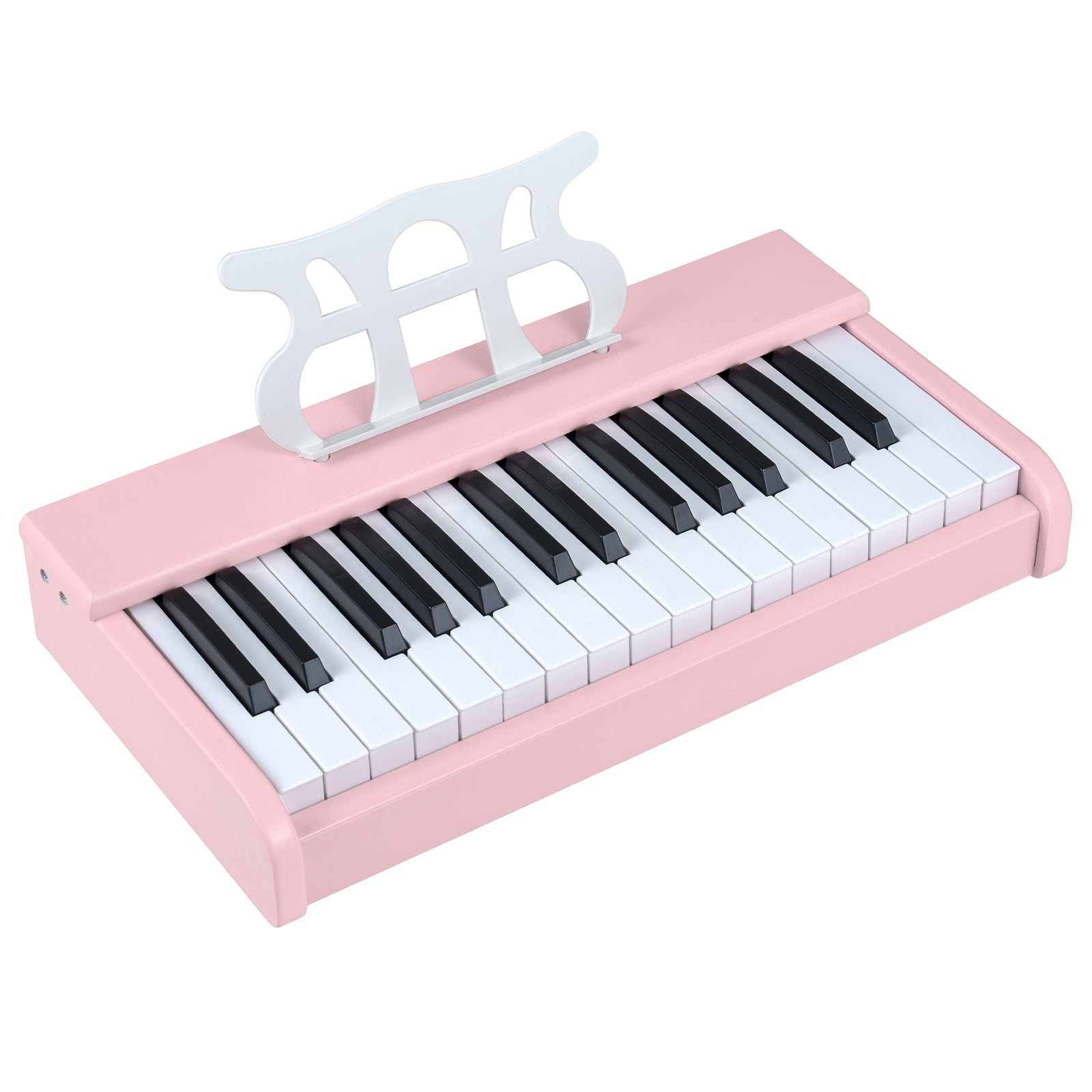 Kids Piano Keyboard 30 Keys Digital Piano with Music Stand for 3+ Years Old Beginners, Pink Pianos & Keyboards at Gallery Canada