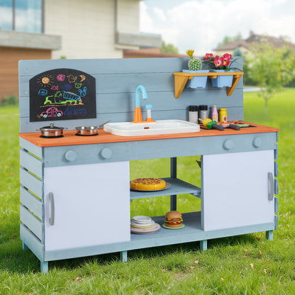 Kids Play Kitchen Set, For Ages 3-8, Blue Play Kitchen Sets at Gallery Canada