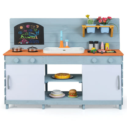 Kids Play Kitchen Set, For Ages 3-8, Blue Play Kitchen Sets at Gallery Canada