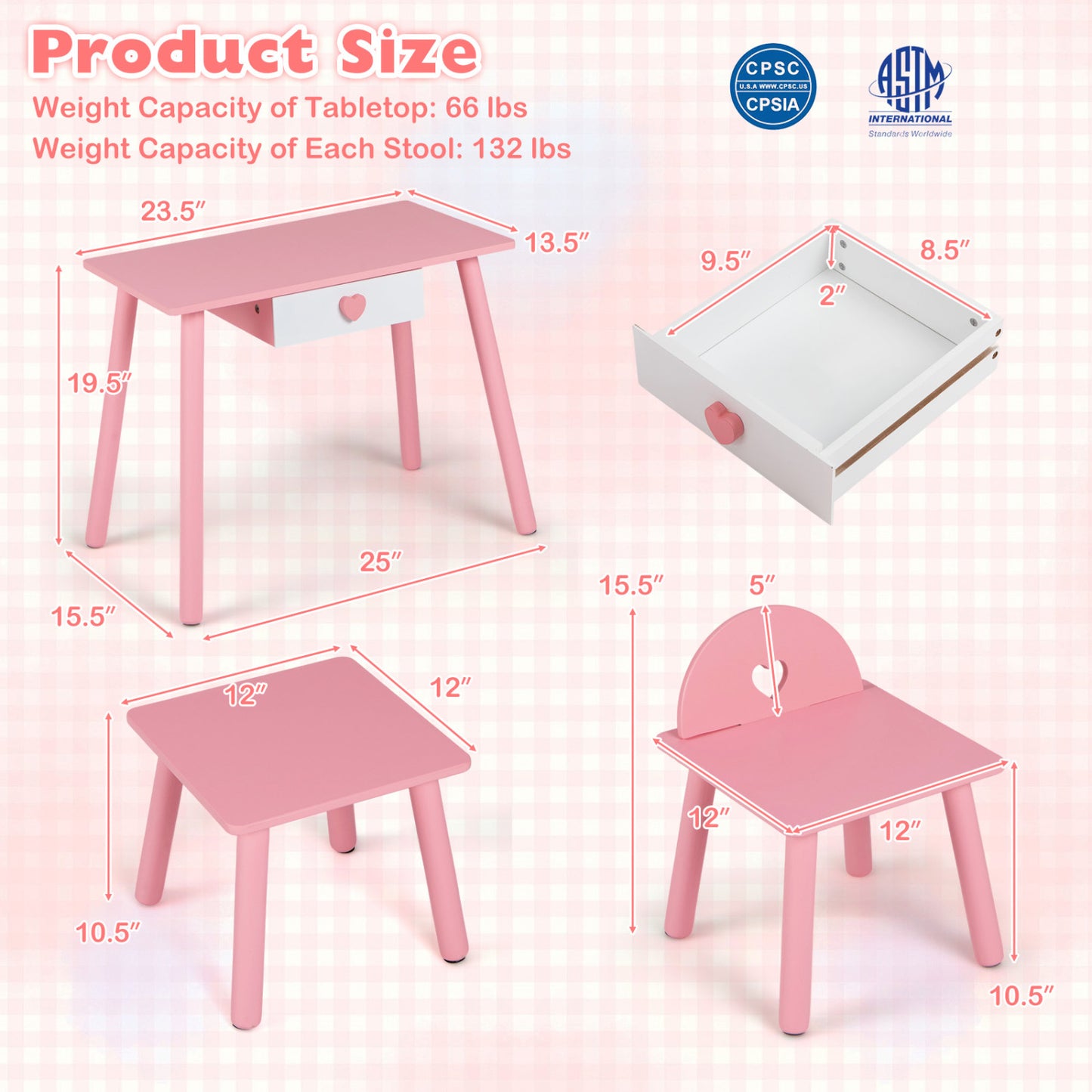 Kids Pretend Nail Salon Playset, Wooden Makeup, Pink Play Kitchen Sets at Gallery Canada