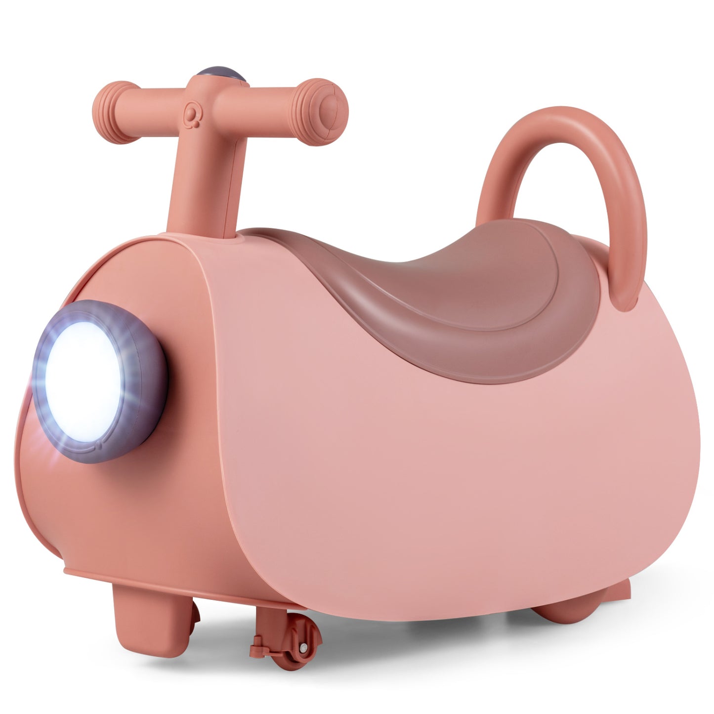 Kids Ride On Push Car With Headlight Music Storage, Pink Push & Pedal Ride On Toys Pink at Gallery Canada