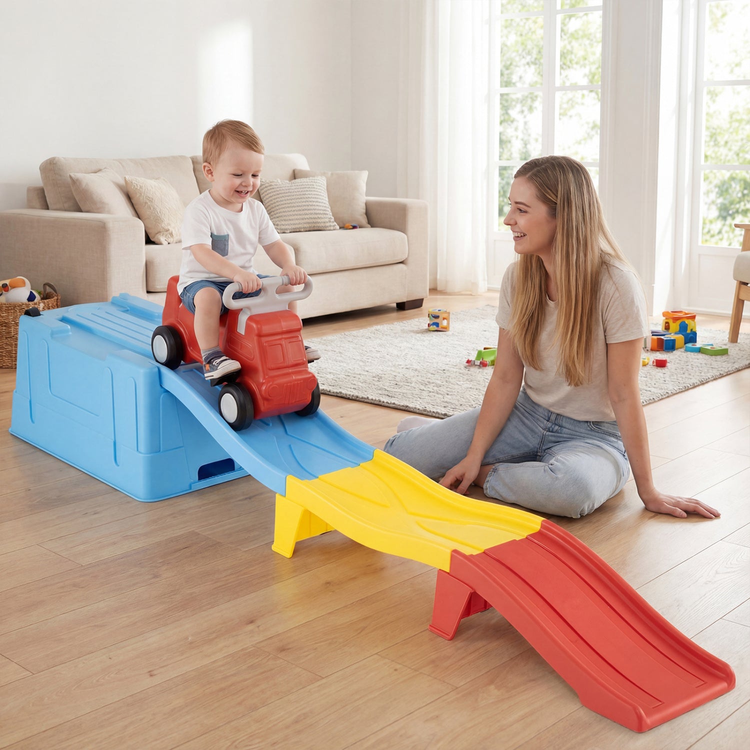 Kids Ride On Toy With Storage Box, Multicolor Push & Pedal Ride On Toys at Gallery Canada