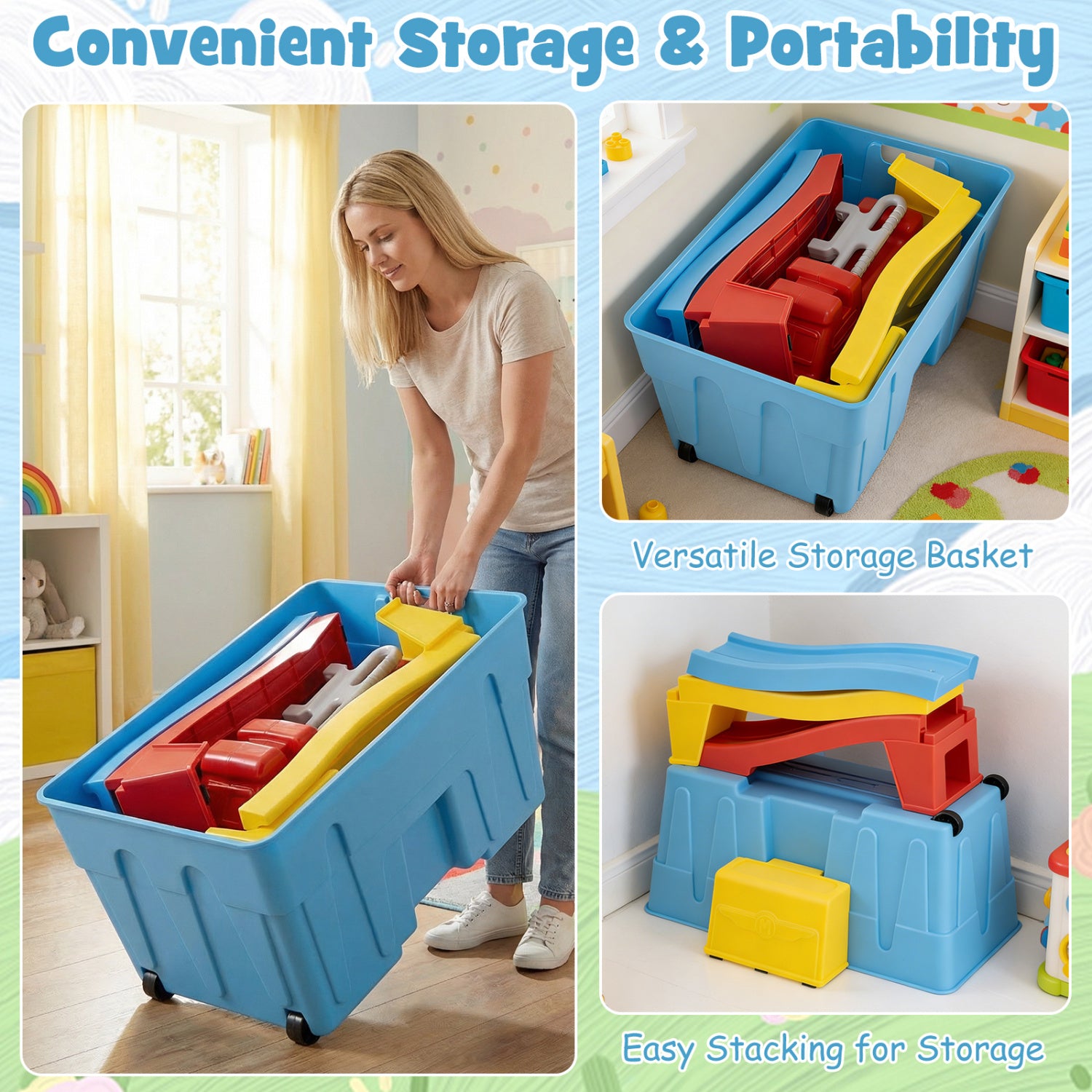 Kids Ride On Toy With Storage Box, Multicolor Push & Pedal Ride On Toys at Gallery Canada