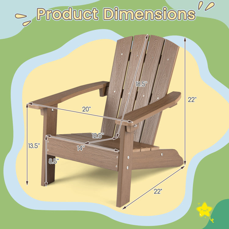 Kids Sandbox With Cover, Seats, 2 Adirondack Chairs, Brown Toddler & Kids Furniture at Gallery Canada