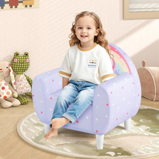 Kids Sofa, Breathable Spandex, High-Density Sponge, Purple Kids Chairs & Seating Purple at Gallery Canada
