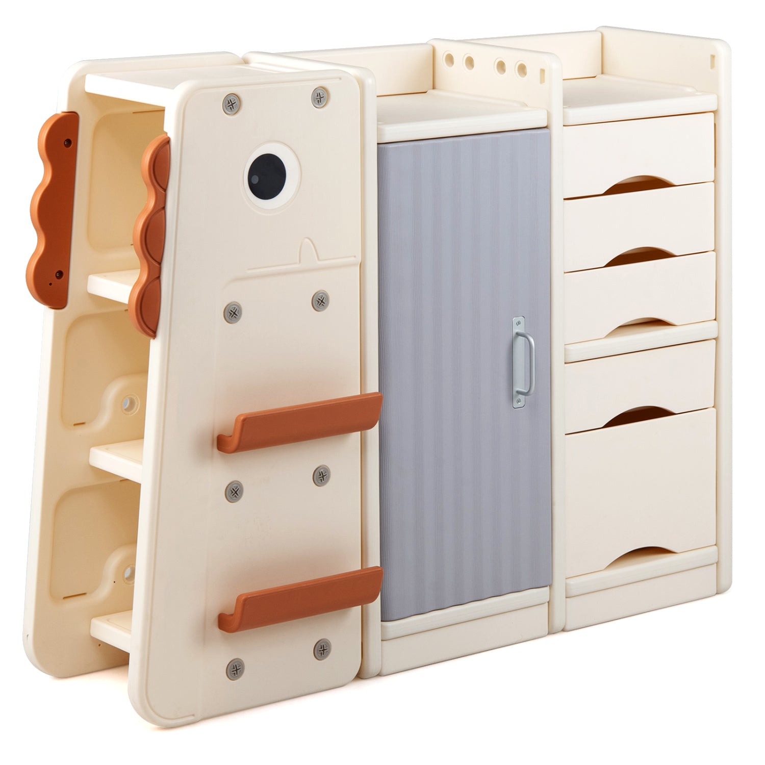 Kids Toy Storage Organizer, 5 Removable Bins, Beige Kids Storage at Gallery Canada