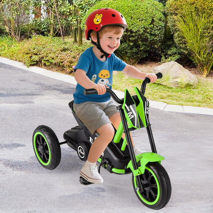 Kids Tricycle 3-Wheel Toddler Bike with Foot Pedals Forward Backward, Green Balance Bikes at Gallery Canada