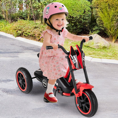 Kids Tricycle 3-Wheel Toddler Bike with Foot Pedals Forward Backward, Red Balance Bikes at Gallery Canada