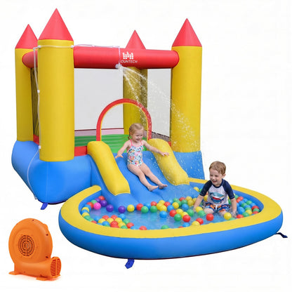 Parc aquatique pour enfants, piscine à éclaboussures humide et sèche, souffleur de 380 W