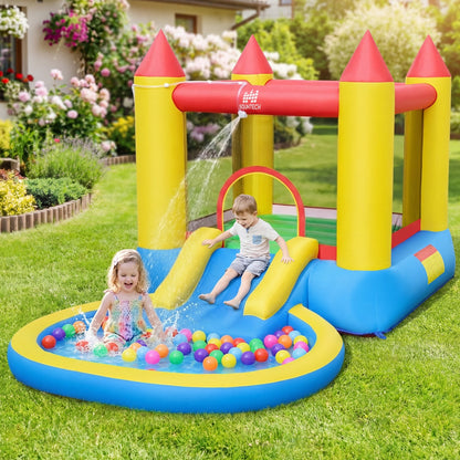 Parc aquatique pour enfants, piscine à éclaboussures humide et sèche, souffleur de 380 W