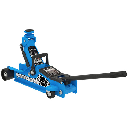 Hydraulic Racing Floor Jack, 3.1"-14.1" Lifting Range, 2.5 Ton Capacity, Blue Automotive at Gallery Canada
