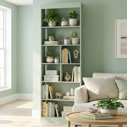 6-Tier Bookshelf, Storage Shelves, Green Display Bookshelves at Gallery Canada