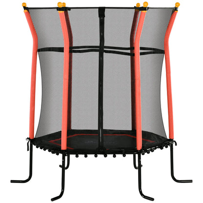 64" Kids Trampoline, Indoor Outdoor, Enclosure Net, Red Trampolines at Gallery Canada