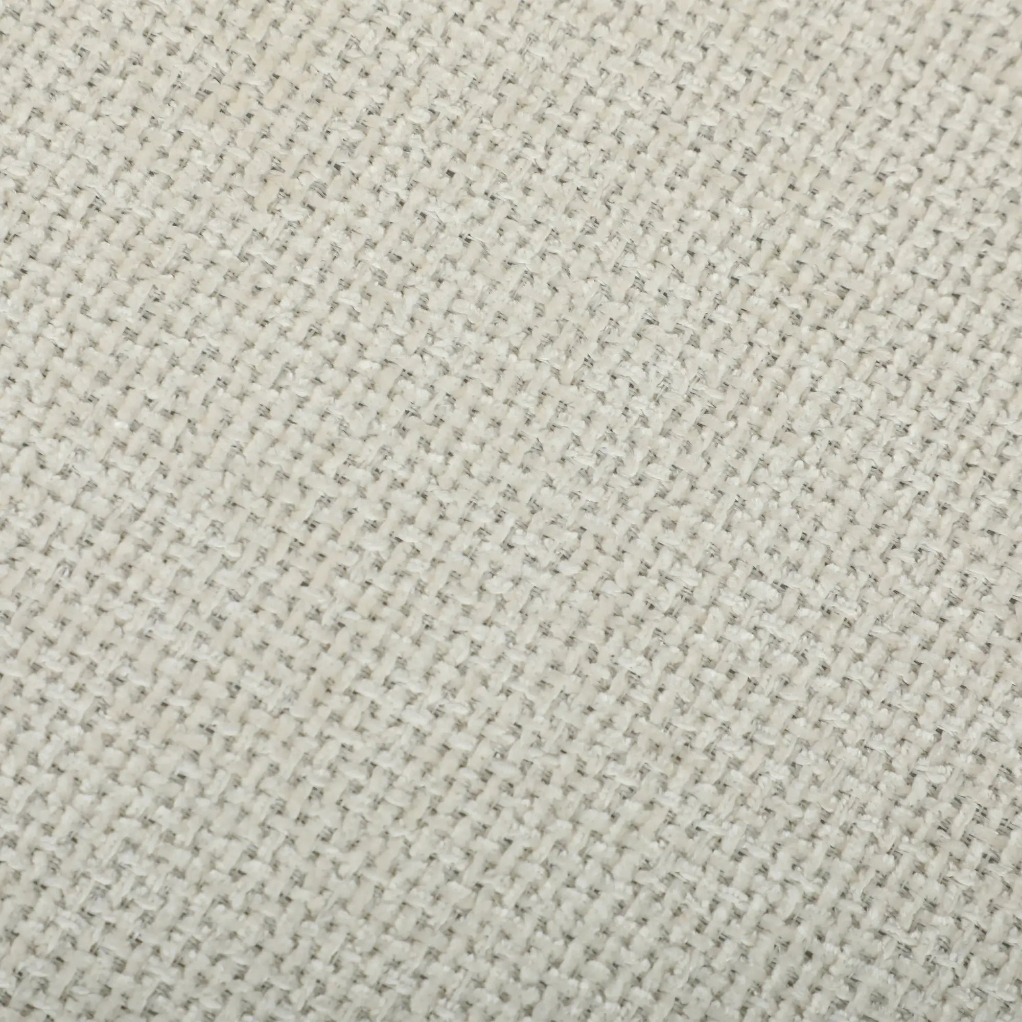 3 Seater Sofa Upholstered with Padded Cushion Modern Button Tufted Couch with Wood Legs, Cream White 3-Seater Sofas at Gallery Canada
