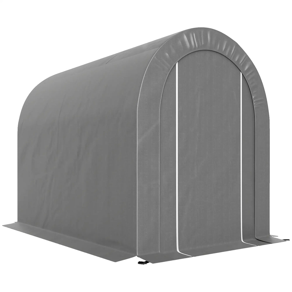 5X8 FT Outdoor Storage Shed, Light Grey Sheds Light Grey, Silver at Gallery Canada