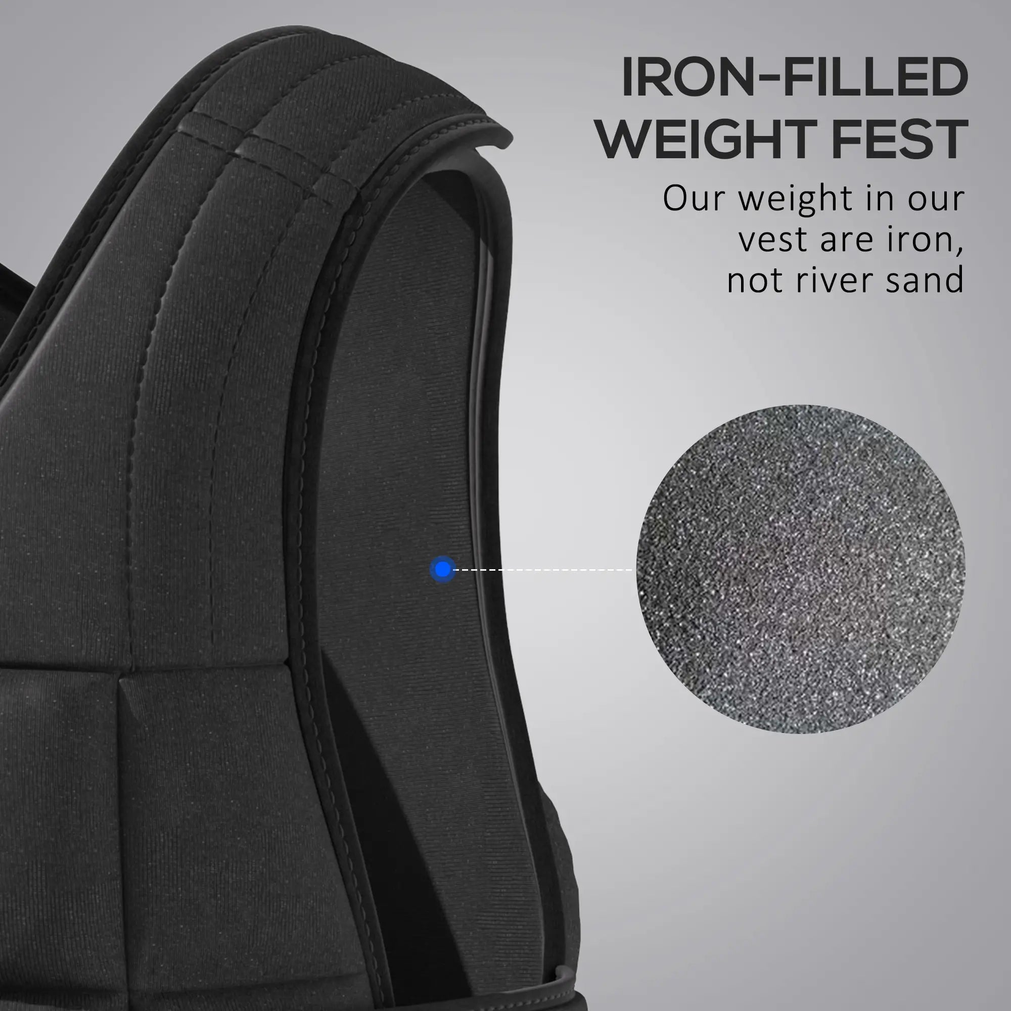 22lbs Weighted Vest, Adjustable Running Vest, 38 Weight Bags, Black Strength Training Equipment at Gallery Canada
