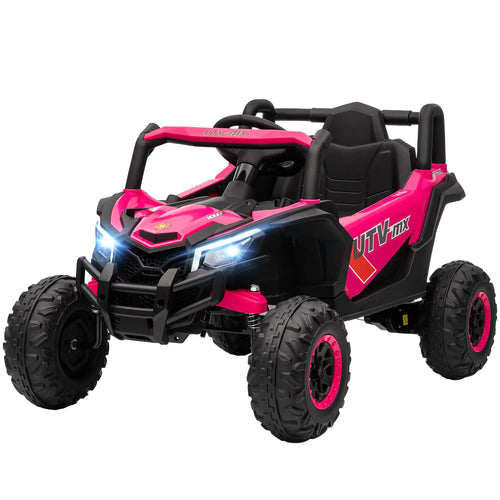 12V Kids Ride On Car, Remote Control, Battery Powered, Pink