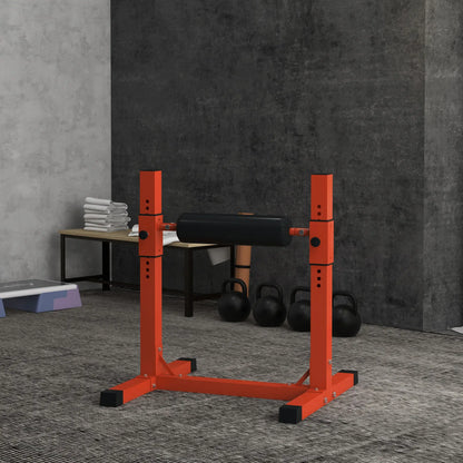 Bulgarian Split Squat Stand, 12-Level Adjustable, Red Squat Machine at Gallery Canada