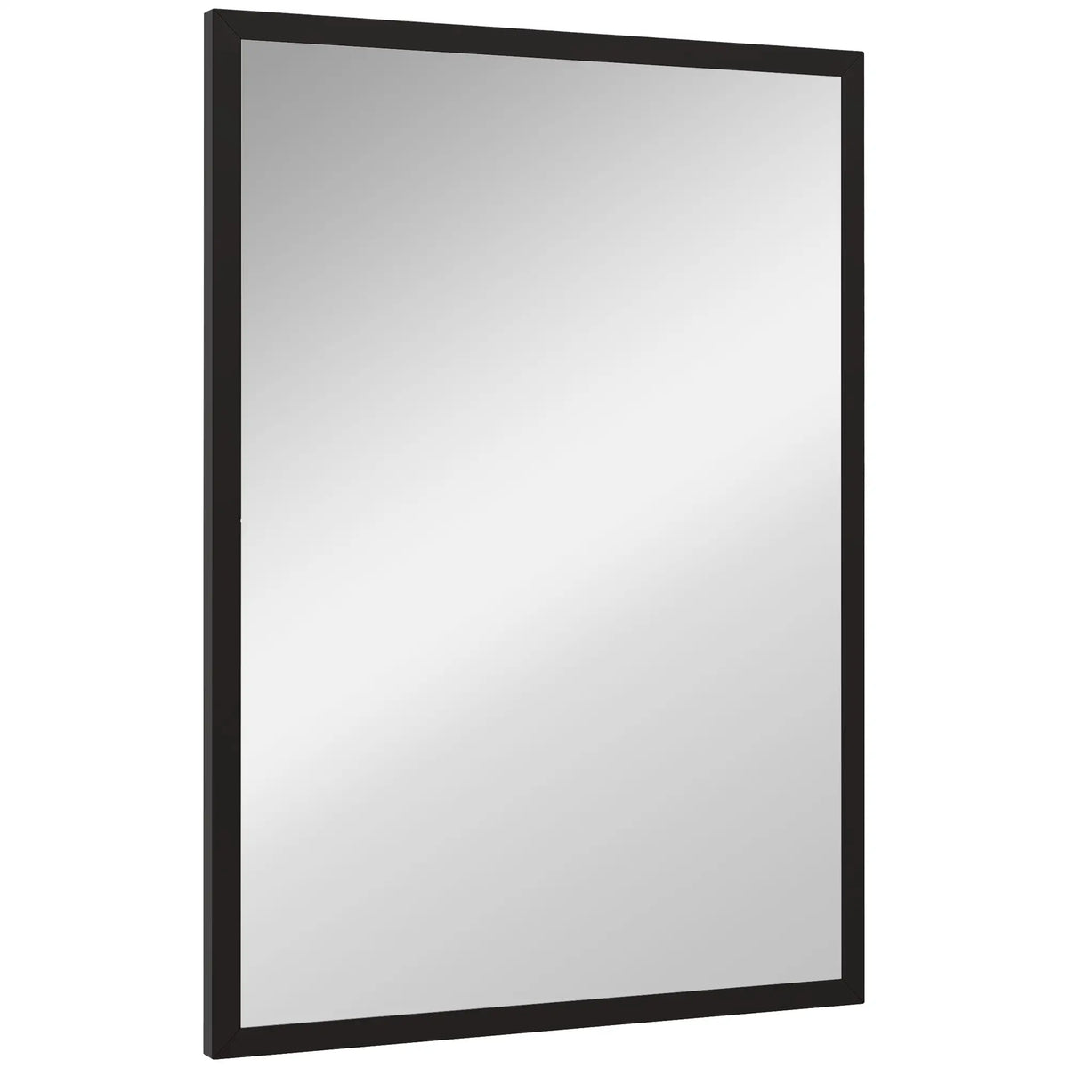 22" x 30" Bathroom Mirror, Rectangular Wall Mirror, Black Wall Mirrors Black at Gallery Canada