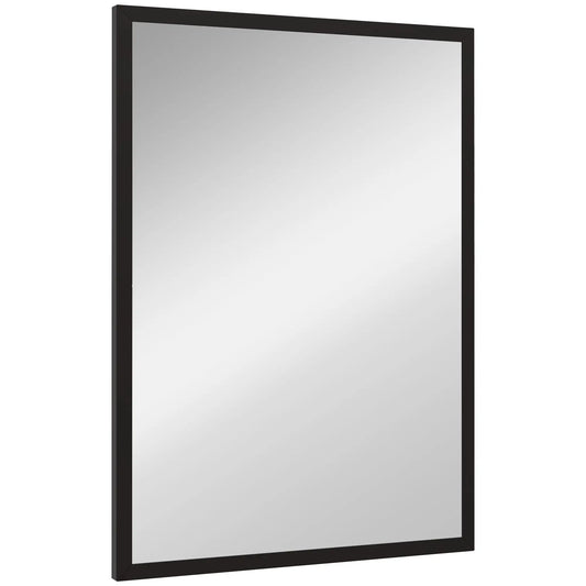 22" x 30" Bathroom Mirror, Rectangular Wall Mirror, Black Wall Mirrors Black at Gallery Canada