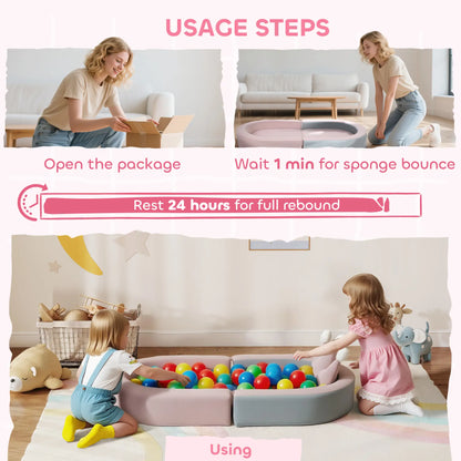 3-In-1 Convertible Climbing Toys For Toddlers With Crown Cushion, Pink Kids Gym & Playmats at Gallery Canada