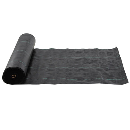 6.5ft x 164ft Weed Barrier, Landscape Fabric, Garden Weed Control, 4.6oz Weed Barrier Fabrics Black at Gallery Canada