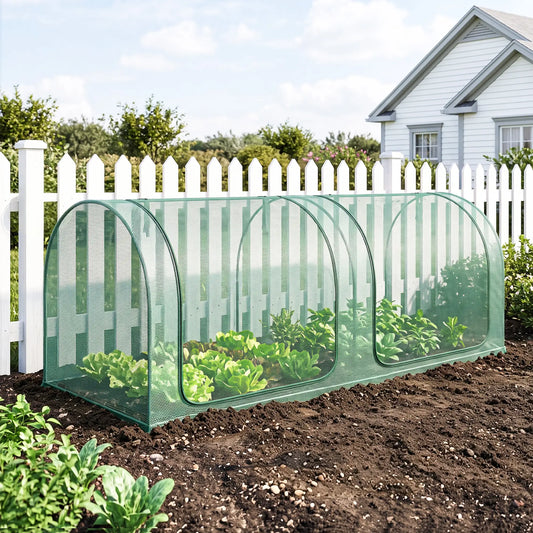 8' x 3' Crop Cage, Garden Plant Protector, Dark Green Walk In Greenhouses Dark Green at Gallery Canada
