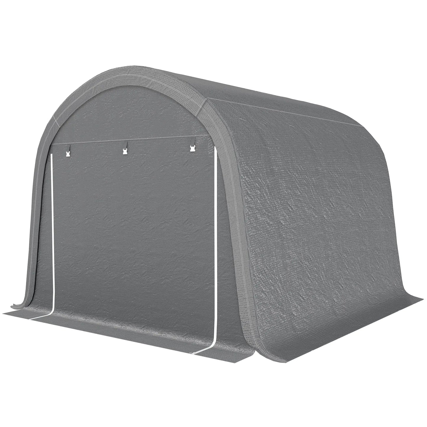 10' x 10' Outdoor Storage Tent, Heavy Duty Waterproof, Light Grey Sheds at Gallery Canada