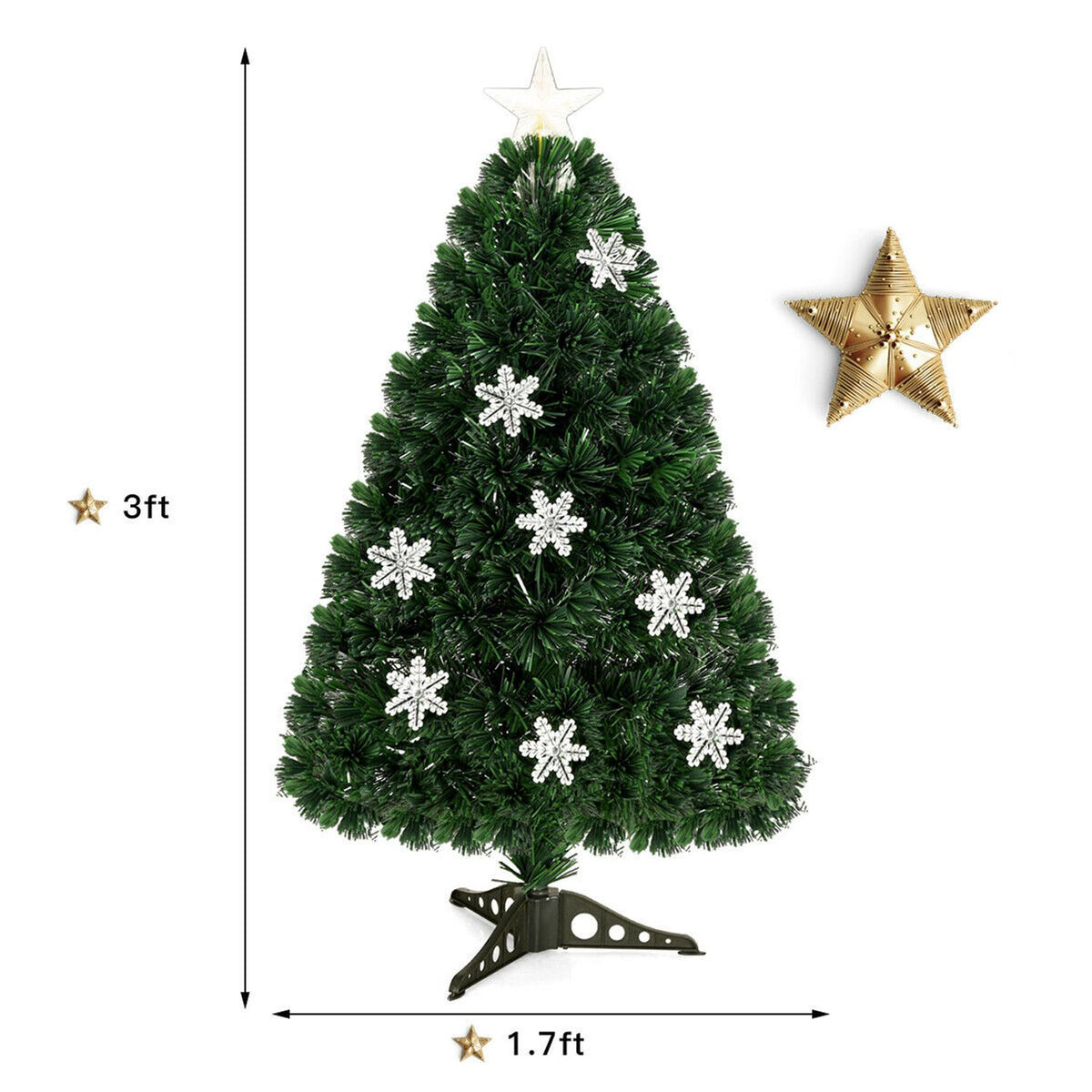 LED Optic Artificial Christmas Tree, 3 Feet, Green Christmas Tree at Gallery Canada