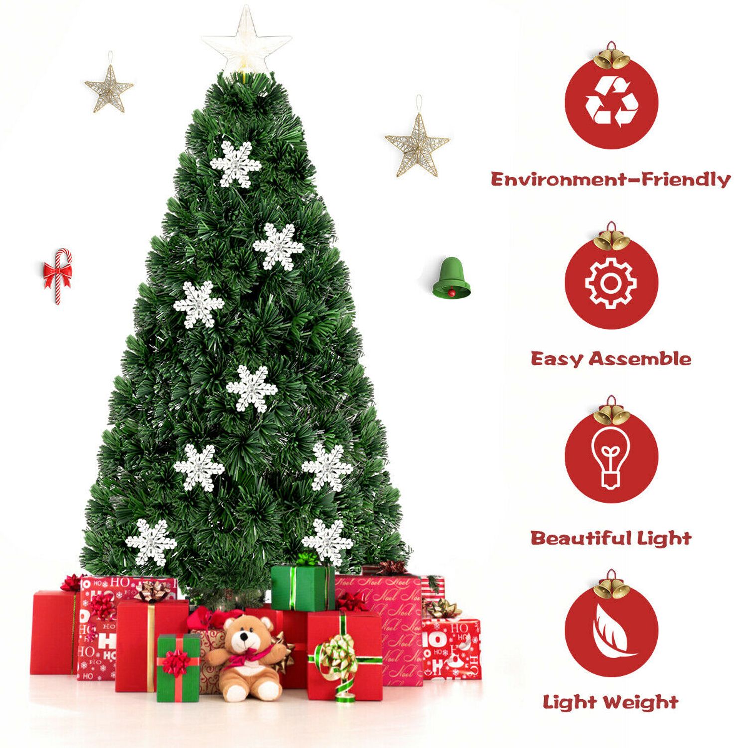 LED Optic Artificial Christmas Tree, 5 Feet, Green Christmas Tree at Gallery Canada