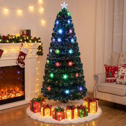 6 Feet LED Optic Artificial Christmas Tree, Green Christmas Tree at Gallery Canada