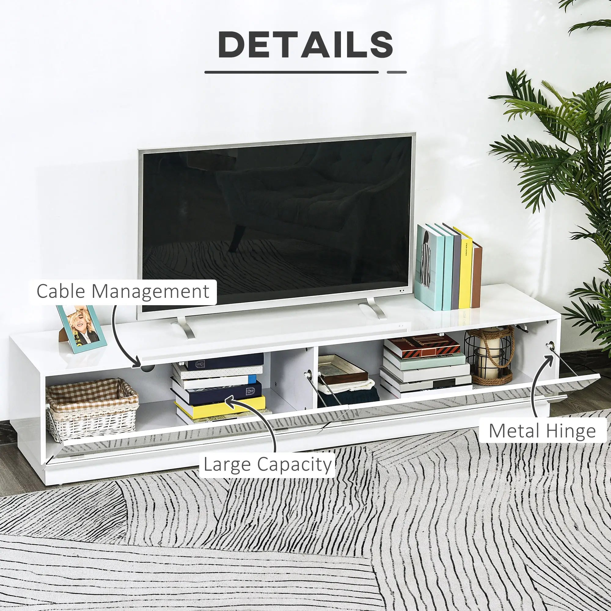 Lighted TV Stand for 75