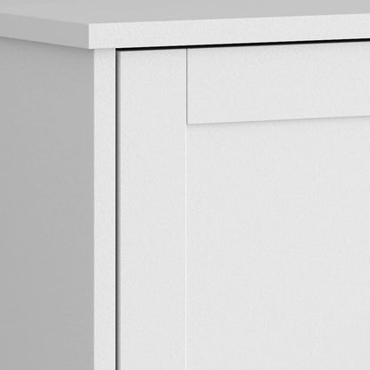 73" White Kitchen Pantry Cabinet, Charging Station, White Kitchen Pantry Cabinets at Gallery Canada