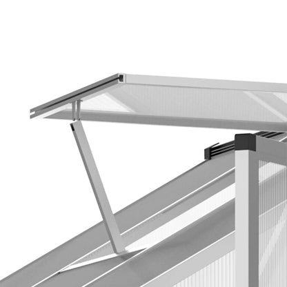6' x 10' x 6.4' Walk-In Greenhouse, Polycarbonate Panels, Silver Walk In Greenhouses at Gallery Canada