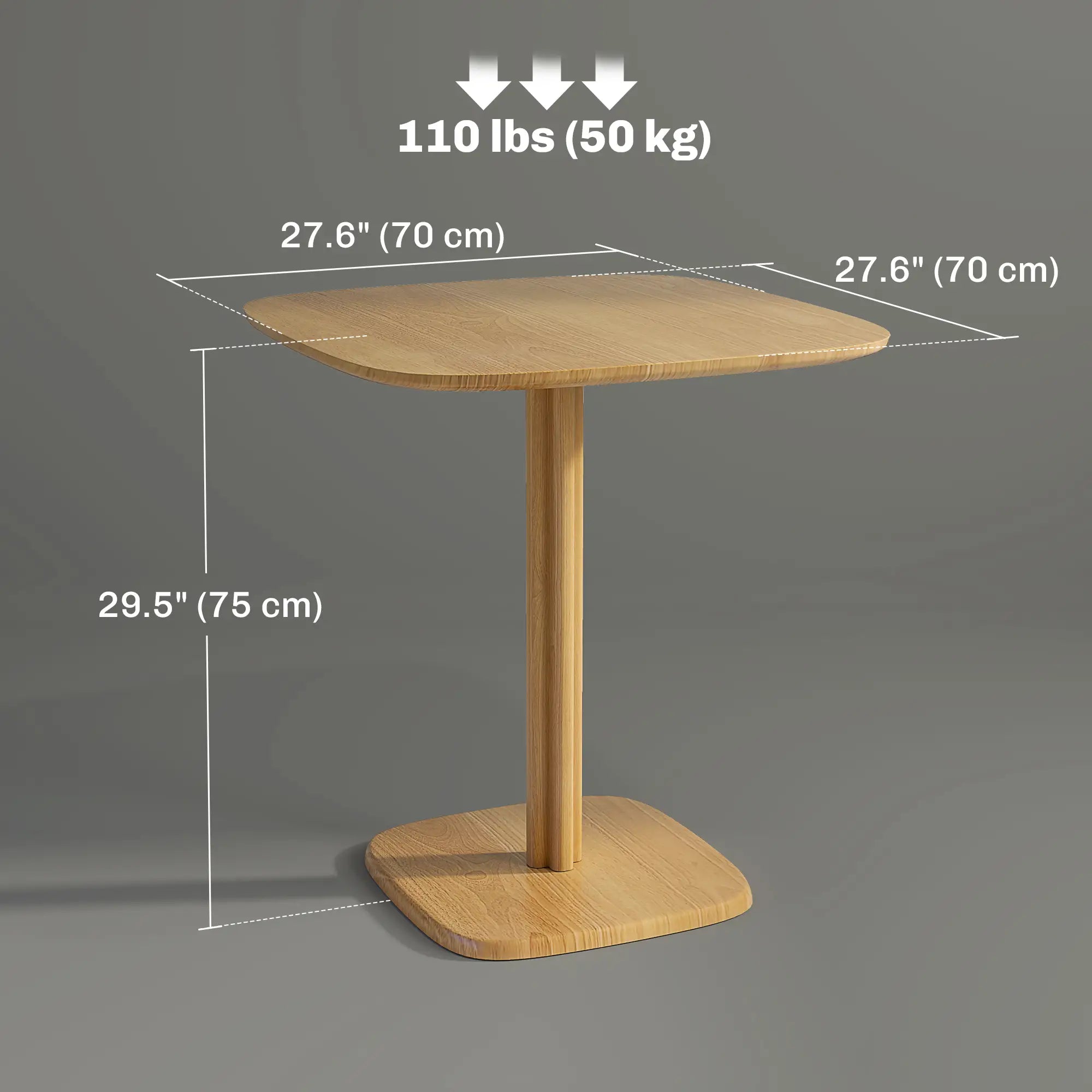 Modern Dining Table For 4, 27.6