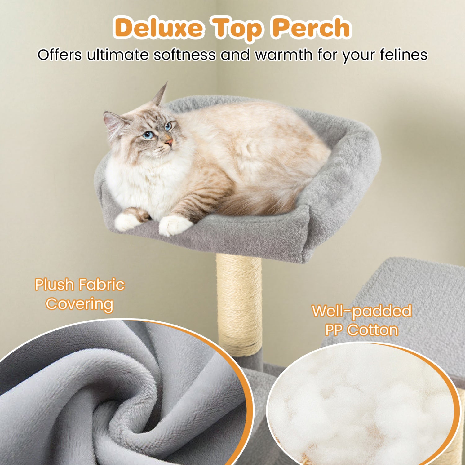 Large Cat Tree for Indoor Cats 63